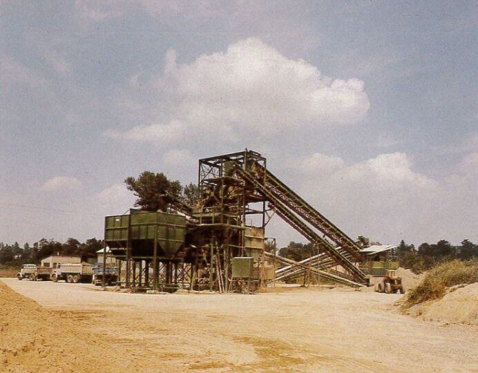Carrière d'alluvionnaire à Veauchette